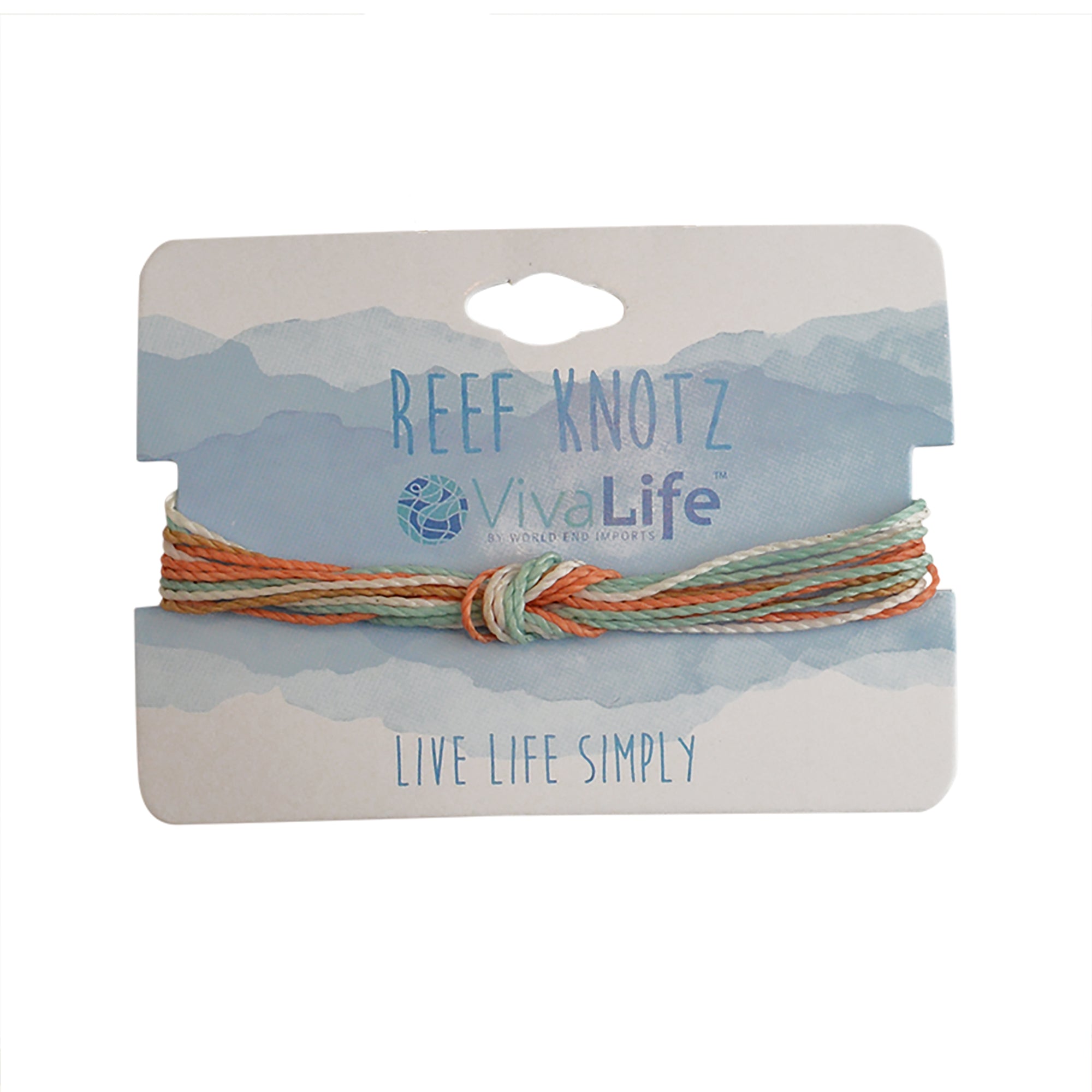 Wax Cord Reef Knot Bracelet-Pastel Hues - Viva life Jewellery