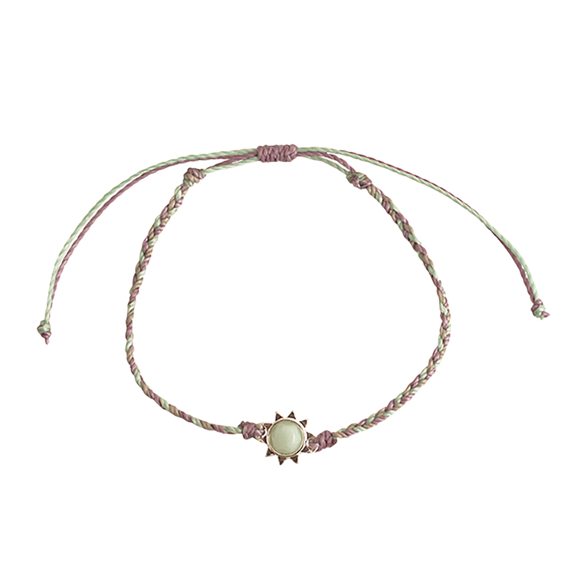 Sun Charm Wax Cord Bracelet - Viva life Jewellery