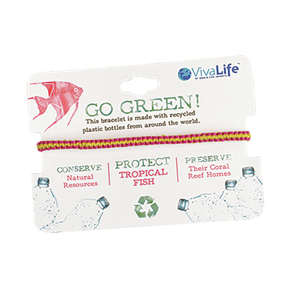 "Go Green" Recyclable Bracelets - Viva life Jewellery