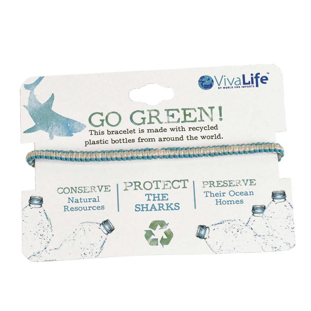 "Go Green" Recyclable Bracelets - Viva life Jewellery