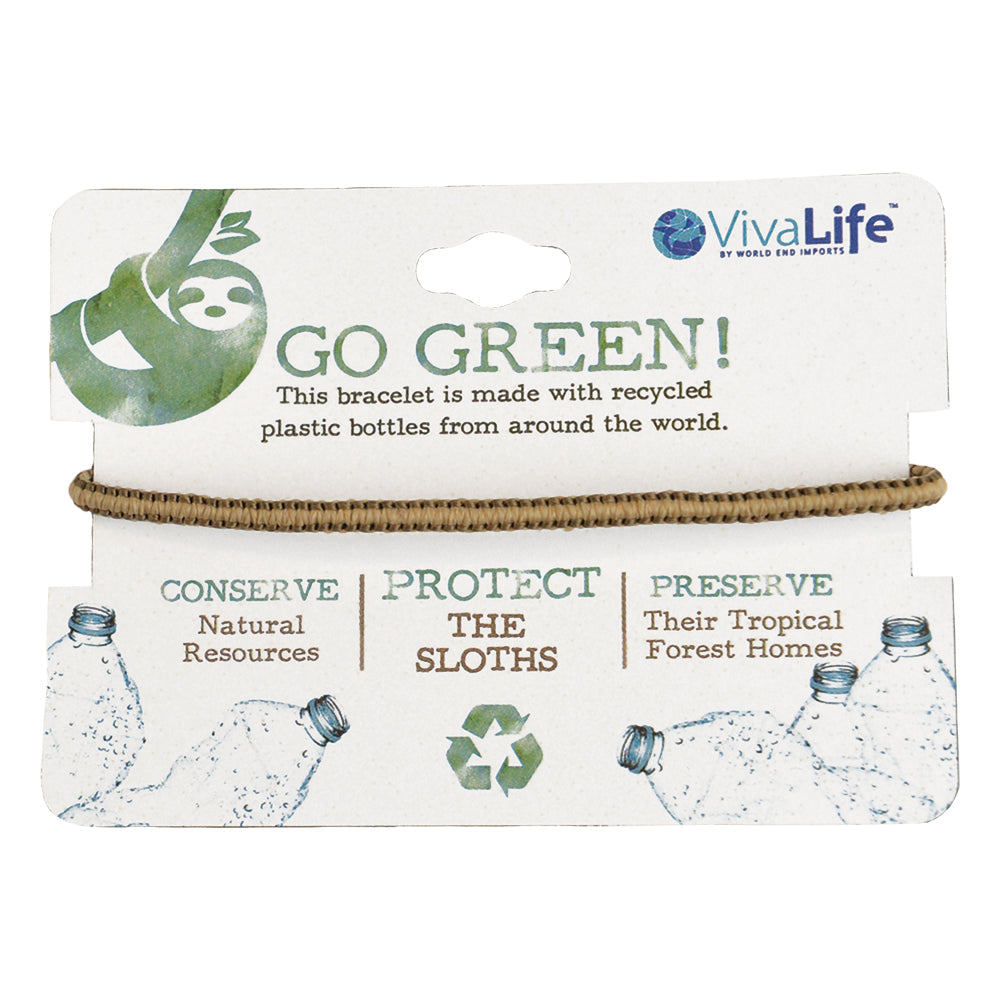 "Go Green" Recyclable Bracelets - Viva life Jewellery