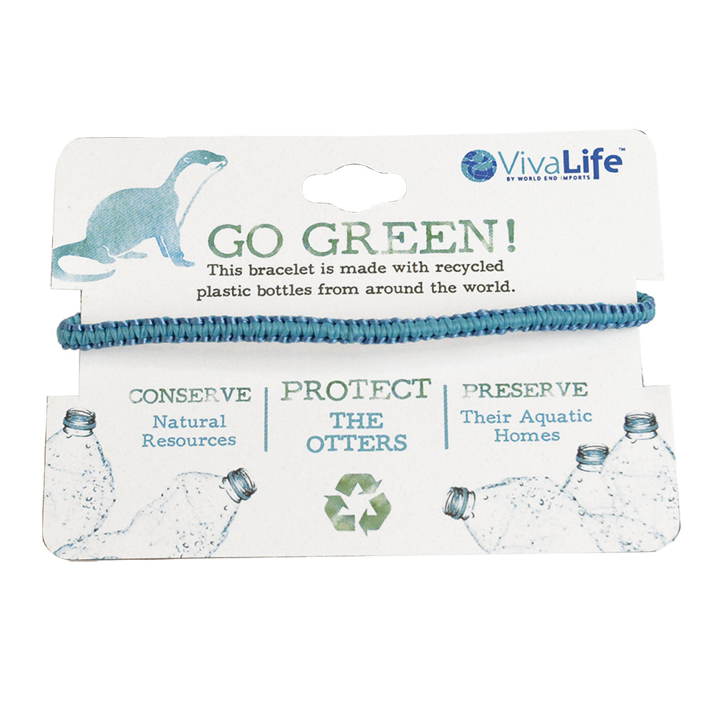 "Go Green" Recyclable Bracelets - Viva life Jewellery