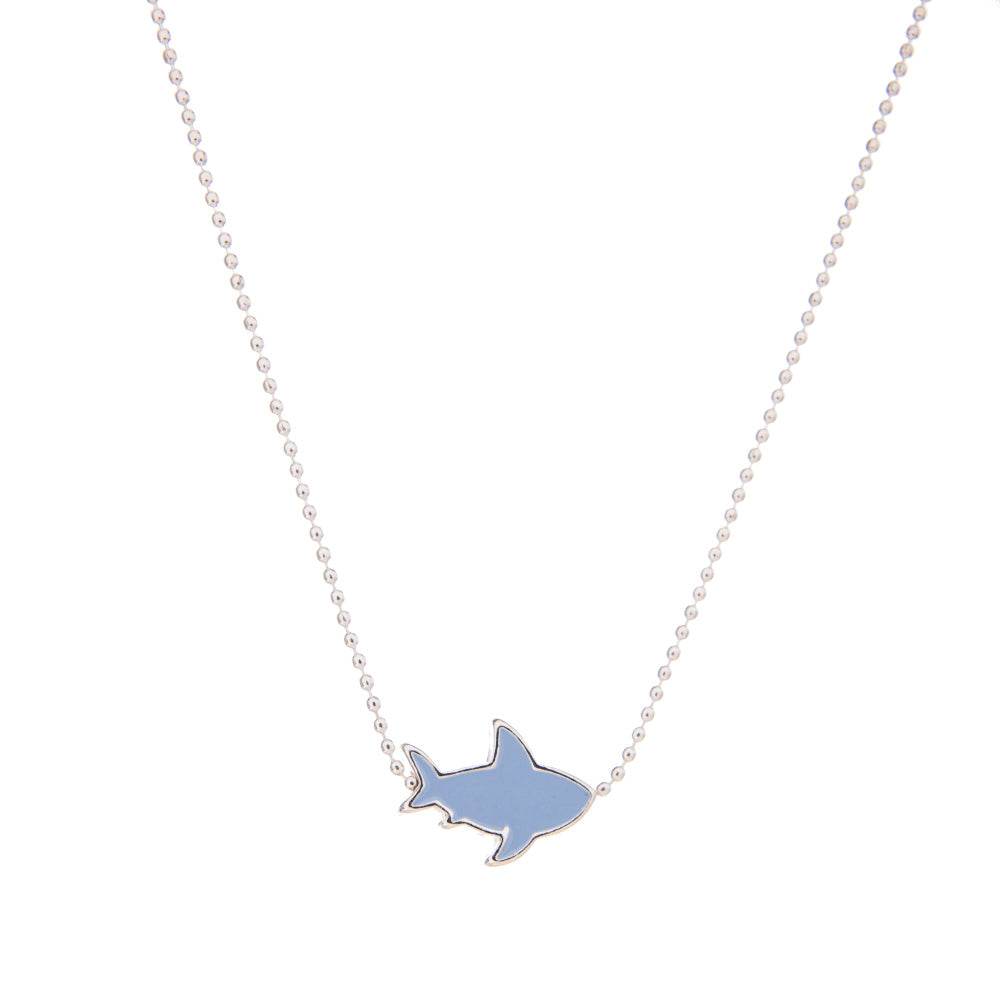 Colorful Enamel Animal Charm Ball Chain Necklace