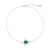 Silver Abalone Turtle Anklet