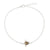Silver Abalone Turtle Anklet