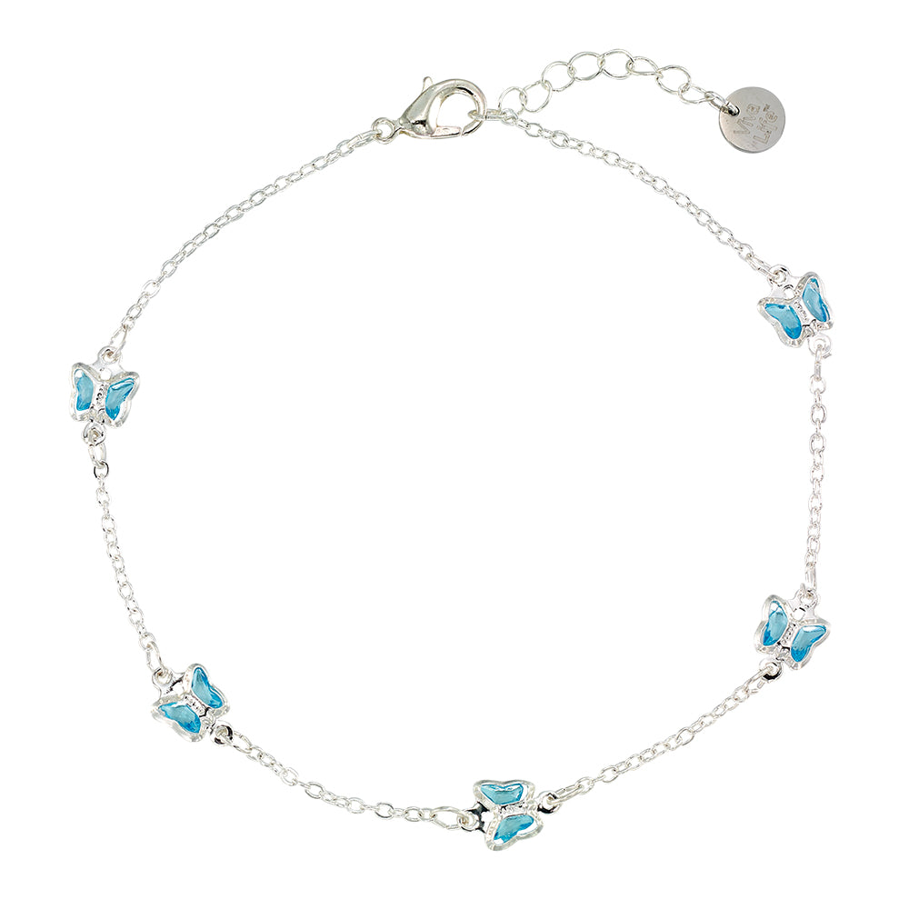 Butterfly Station Anklet