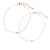 Round Cut Shell Chip Anklet