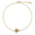 Gold Abalone Turtle Anklet