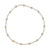 Mixed Metal Bead Stretch Anklet