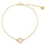 Mother of Pearl Clover Anklet