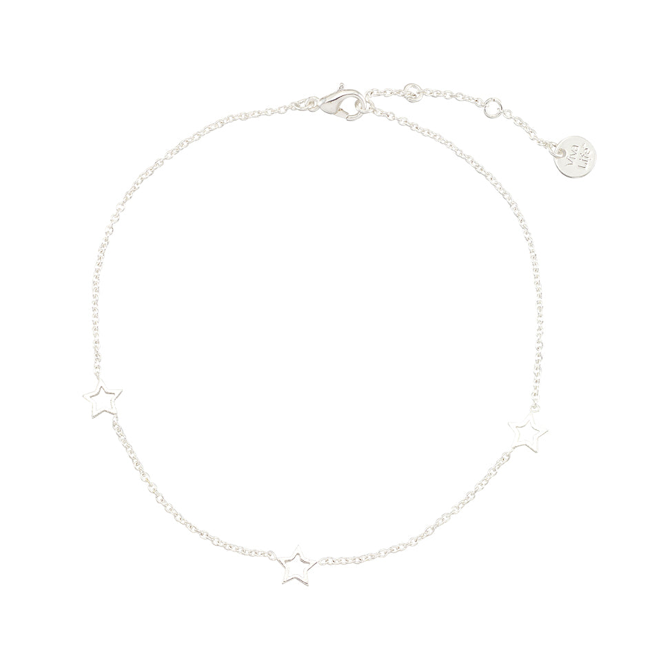 Cut-Out Star Anklet