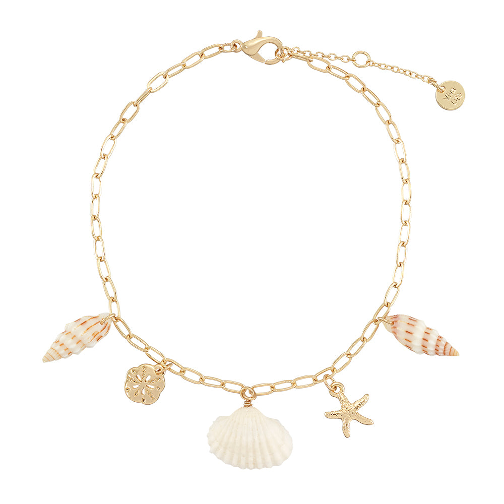 Starfish/Sand Dollar/Shell Charm Anklet