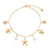 Sealife Mix Pearl Charm Anklet