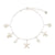 Sealife Mix Pearl Charm Anklet