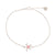 "Give Back" Turtle Hibiscus Anklet
