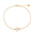 "Give Back" Turtle Hibiscus Anklet