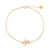 "Give Back" Turtle Hibiscus Anklet