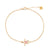 "Give Back" Turtle Hibiscus Anklet