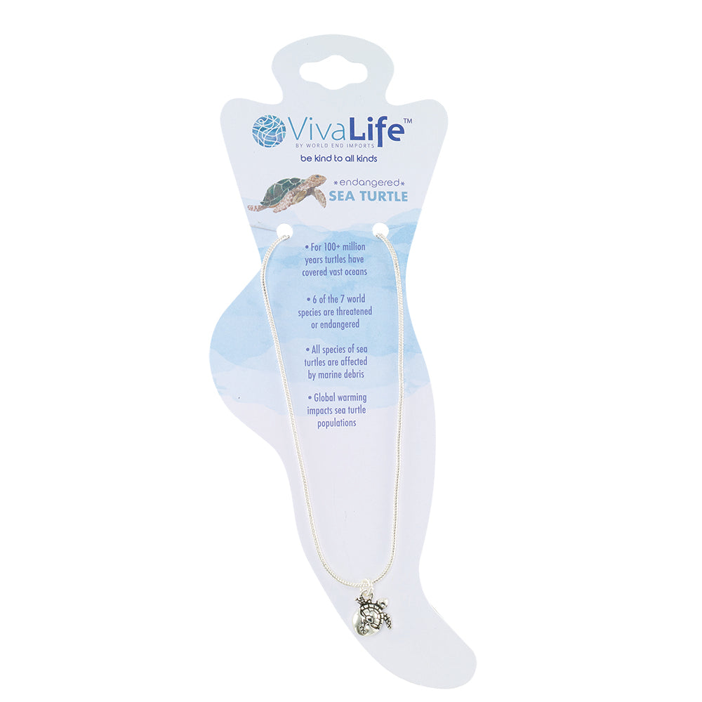 &quot;Give Back&quot; Hatching Sea Turtle Anklet