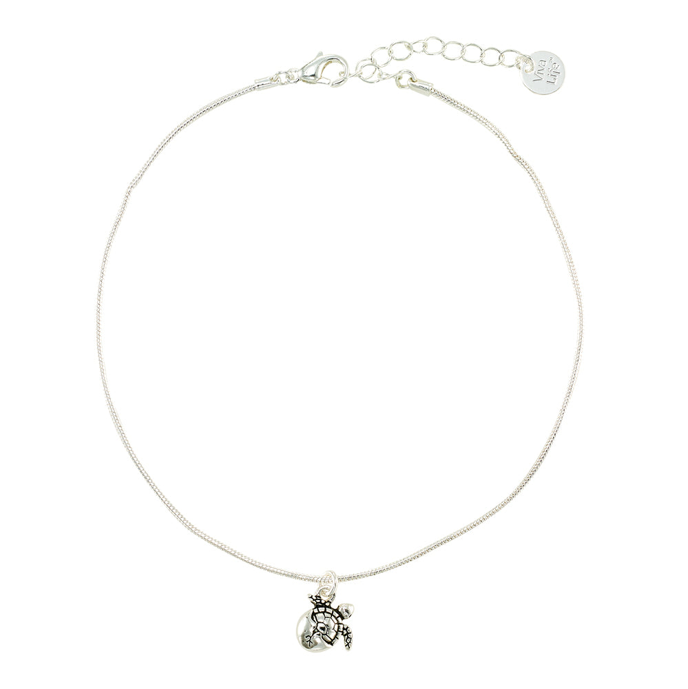 &quot;Give Back&quot; Hatching Sea Turtle Anklet