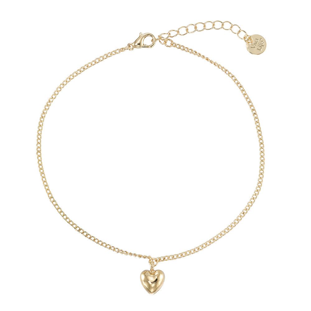 Mini Heart Anklet