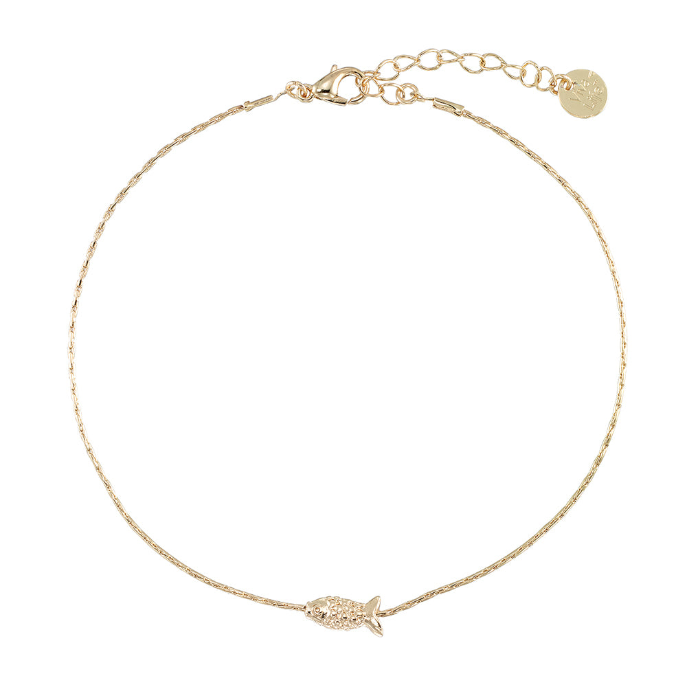 Mini Sardine Bead Chain Anklet