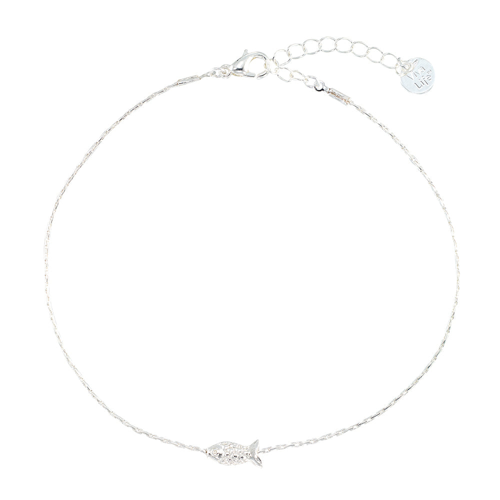 Mini Sardine Bead Chain Anklet