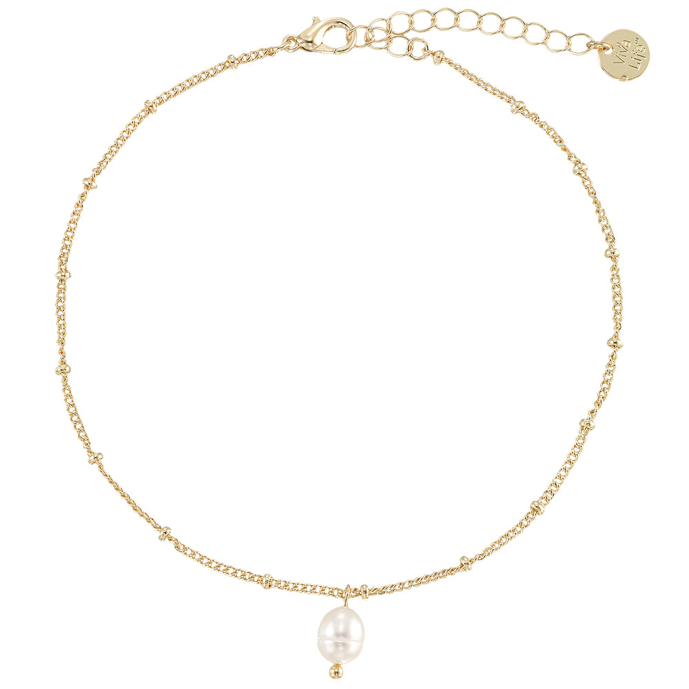 Single Freshwater Pearl Anklet