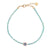 Eye of Protection Turtle Glass Crystal Anklet