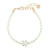 "Give Back" Enamel Turtle Glass Crystal Anklet