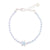 "Give Back" Enamel Turtle Glass Crystal Anklet