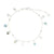 Stone Metal Disc Anklet