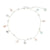 Stone Metal Disc Anklet
