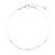 Silver Chain Stone Anklet