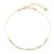 Gold Chain Stone Anklet