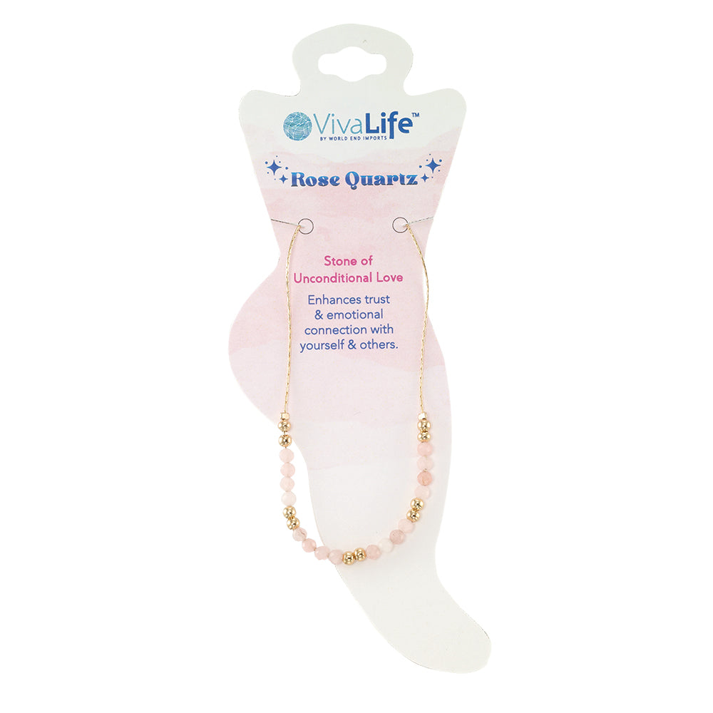 Gold Chain Stone Anklet