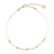 Gold Chain Stone Anklet