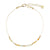 Gold Chain Stone Anklet
