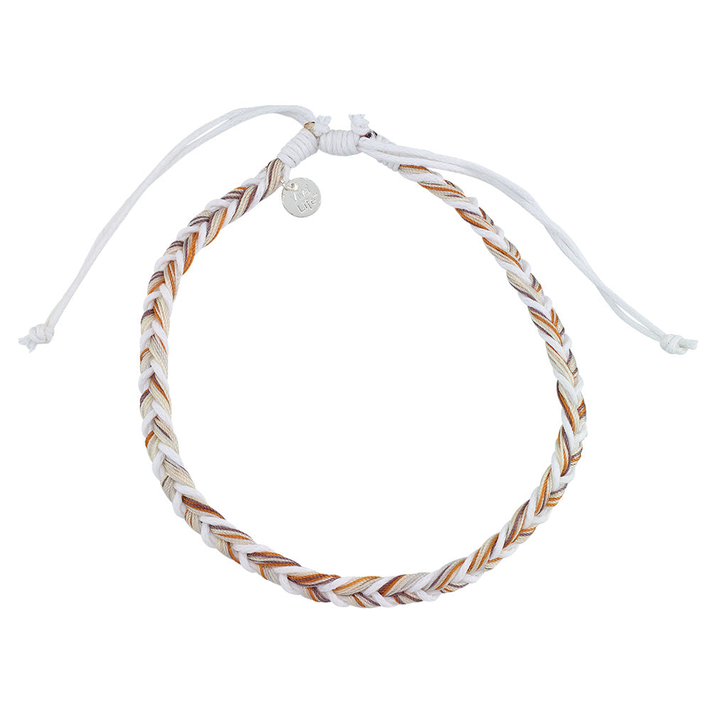 Linen Nylon Fishtail Braided Anklet