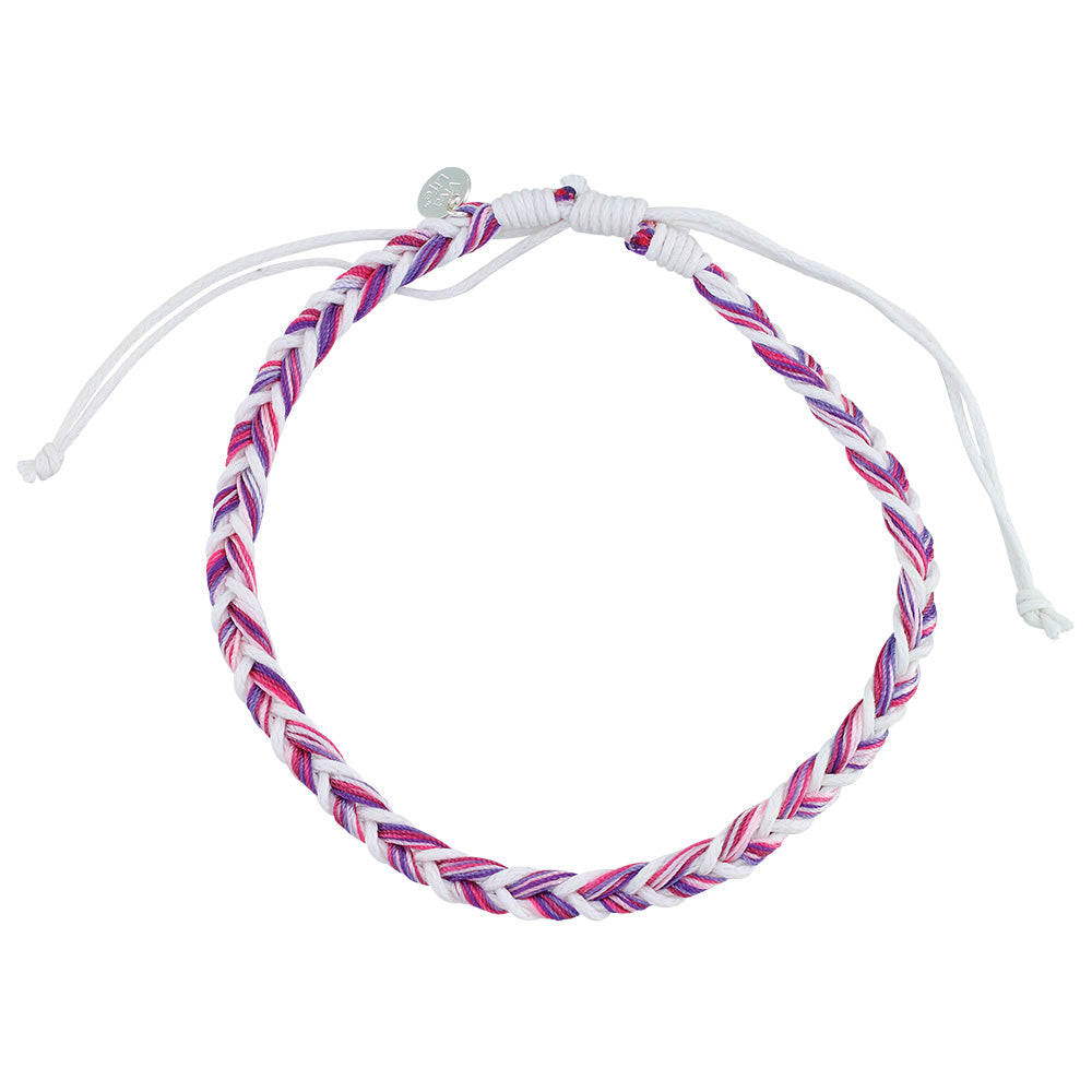 Linen Nylon Fishtail Braided Anklet