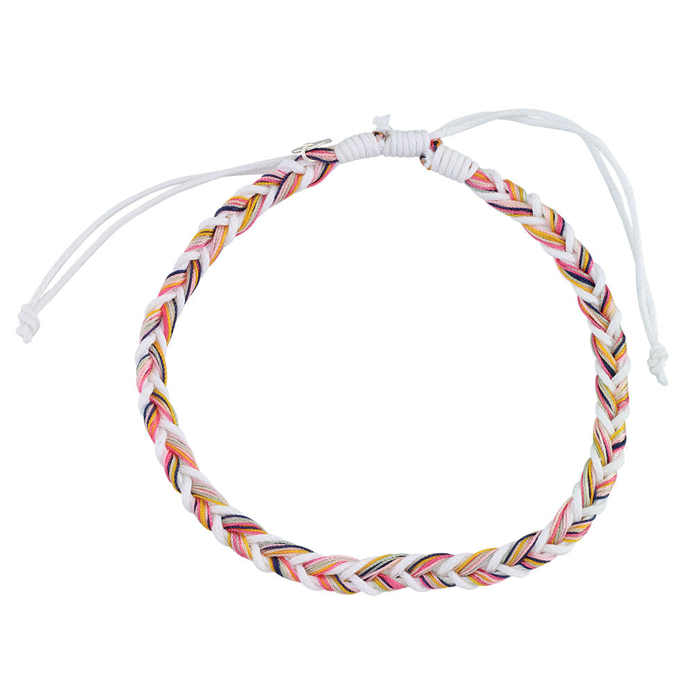 Linen Nylon Fishtail Braided Anklet