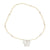 Pastel Seedbead Butterfly Charm Anklet