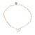 Pastel Seedbead Butterfly Charm Anklet