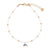 Pave Crystal Dolphin Seedbead Anklet