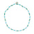 Colorful Metallic Seedbead Anklet