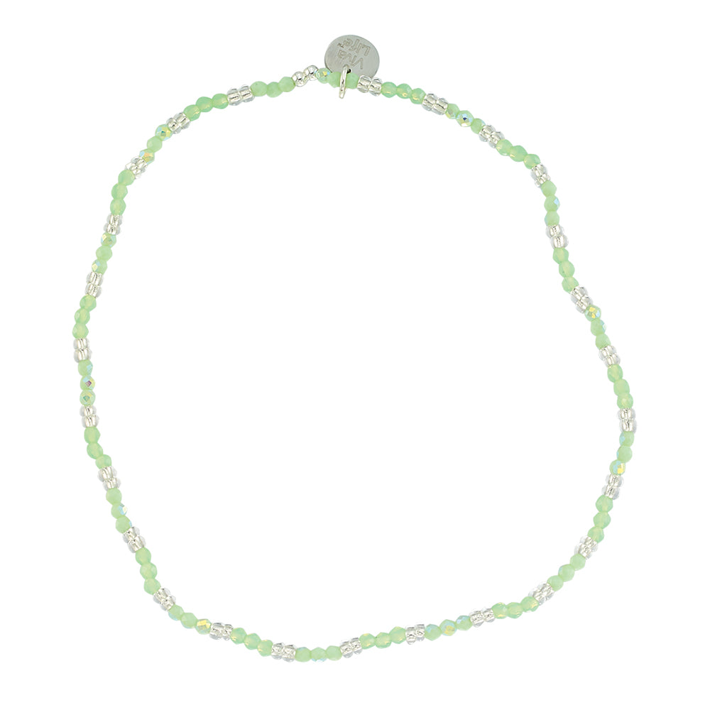 Colorful Metallic Seedbead Anklet