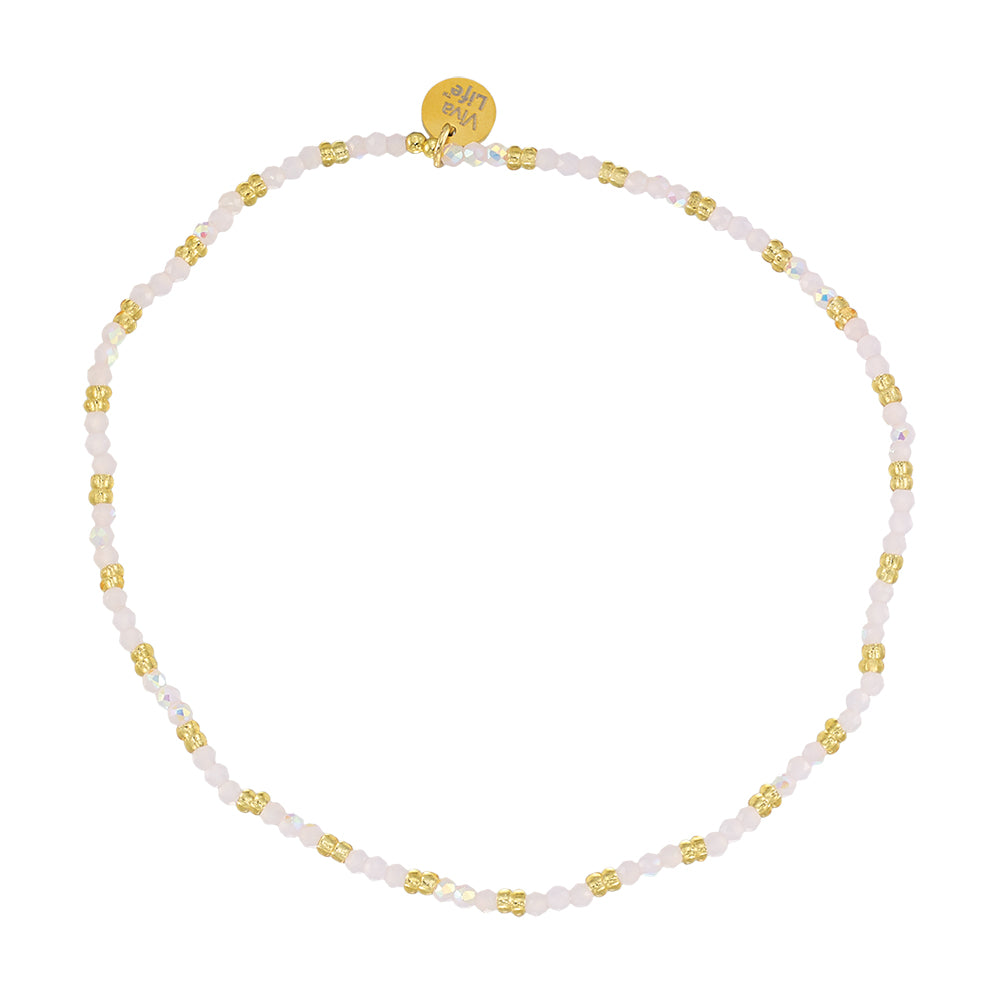 Colorful Metallic Seedbead Anklet