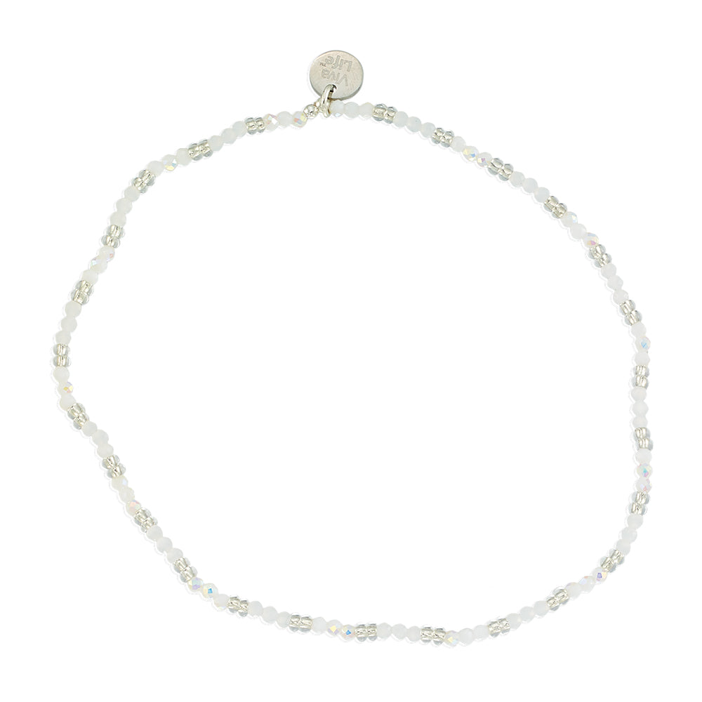 Colorful Metallic Seedbead Anklet