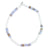 Shell and Pearlized Fimo Stretch Anklet