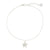 Crystal Heart Turtle Anklet